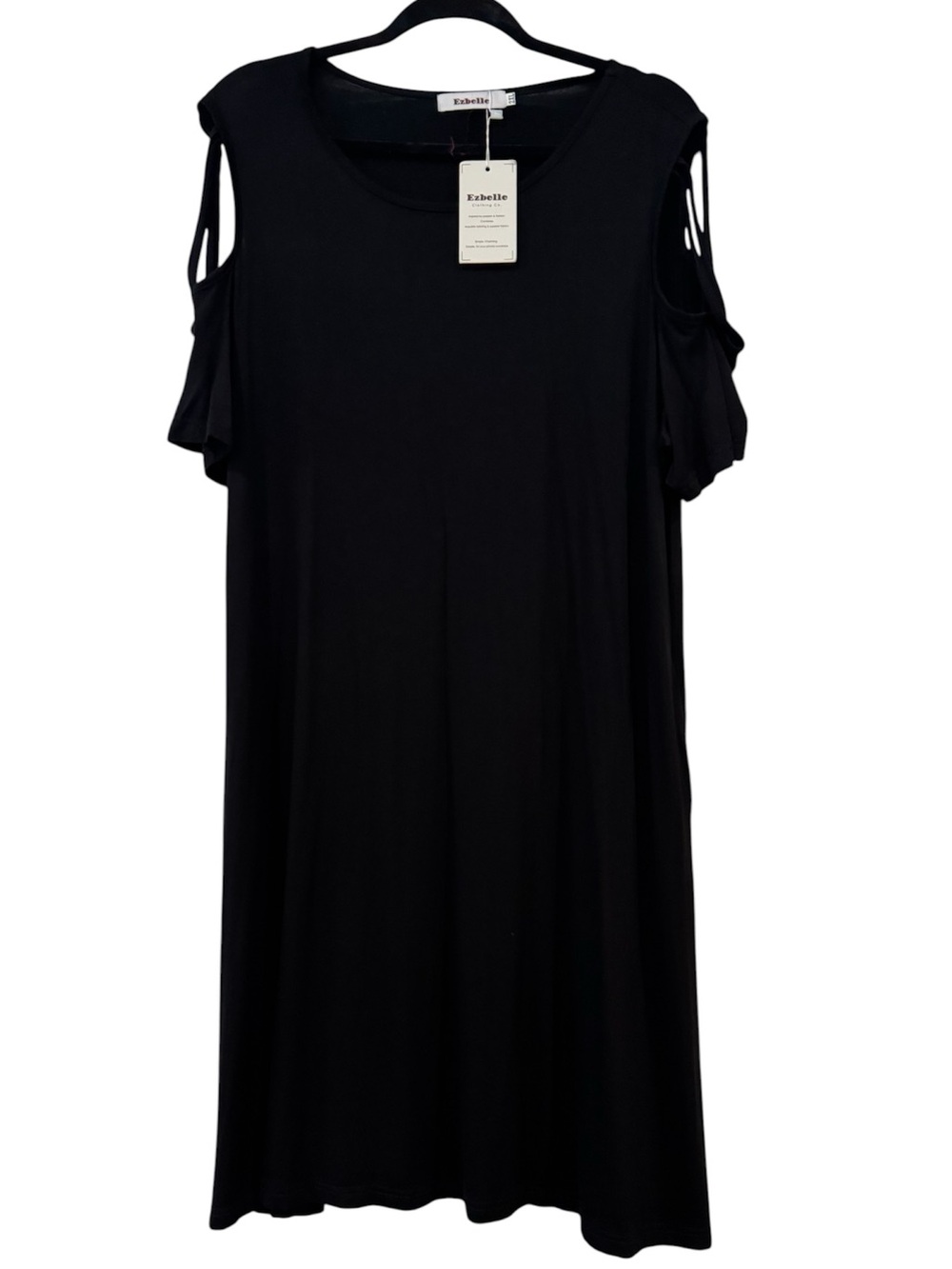 **NWT** Black Cold-Shoulder Dress